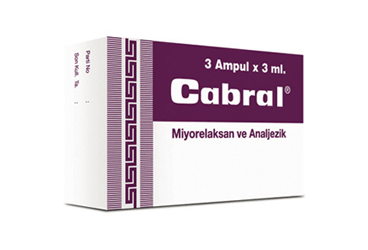 CABRAL 800 MG 3 AMPUL